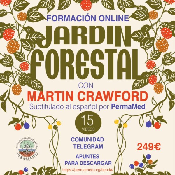 Cartel Jardin Forestal Martin Crawford subtitulado en español